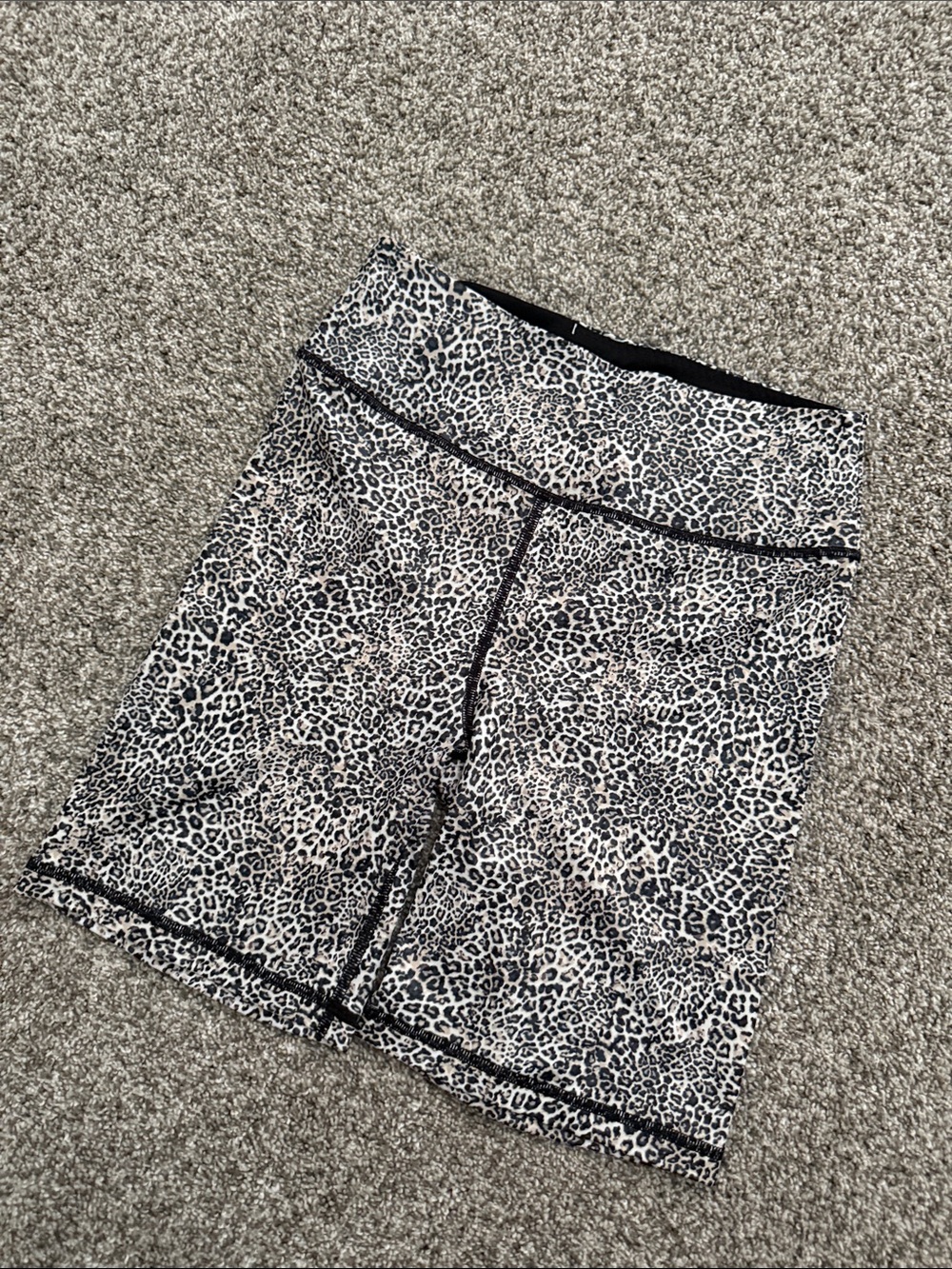 NWOT VS Sport Leopard Print Women’s Athletic Shorts - Black & Cream Size S